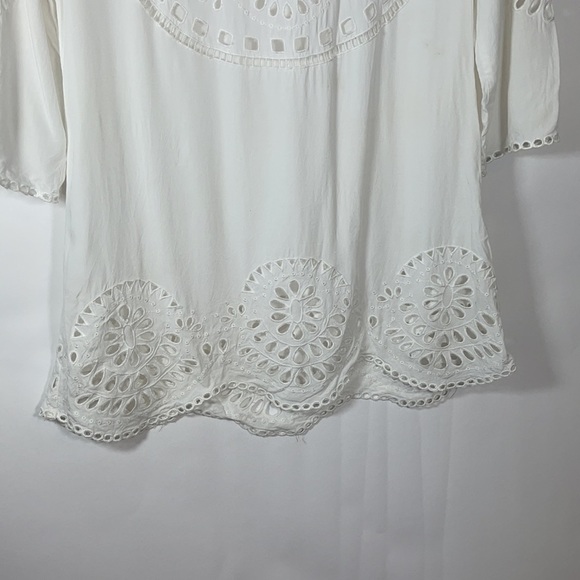 SOLITAIRE Swim White Swim Coverup Women’s Small - Picture 10 of 11